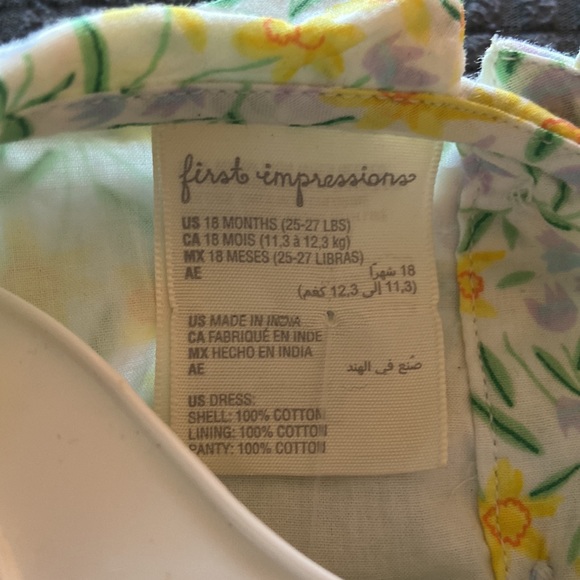 Pair of 18mo. Sundresses w/ matching shorts - Picture 5 of 11